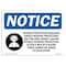 Signmission OSHA Sign, Hearing Protection With, 10in X 7in Decal, 7" W, 10" H, Portrait, OS-NS-D-710-V-13431 OS-NS-D-710-V-13431 - alternate 1